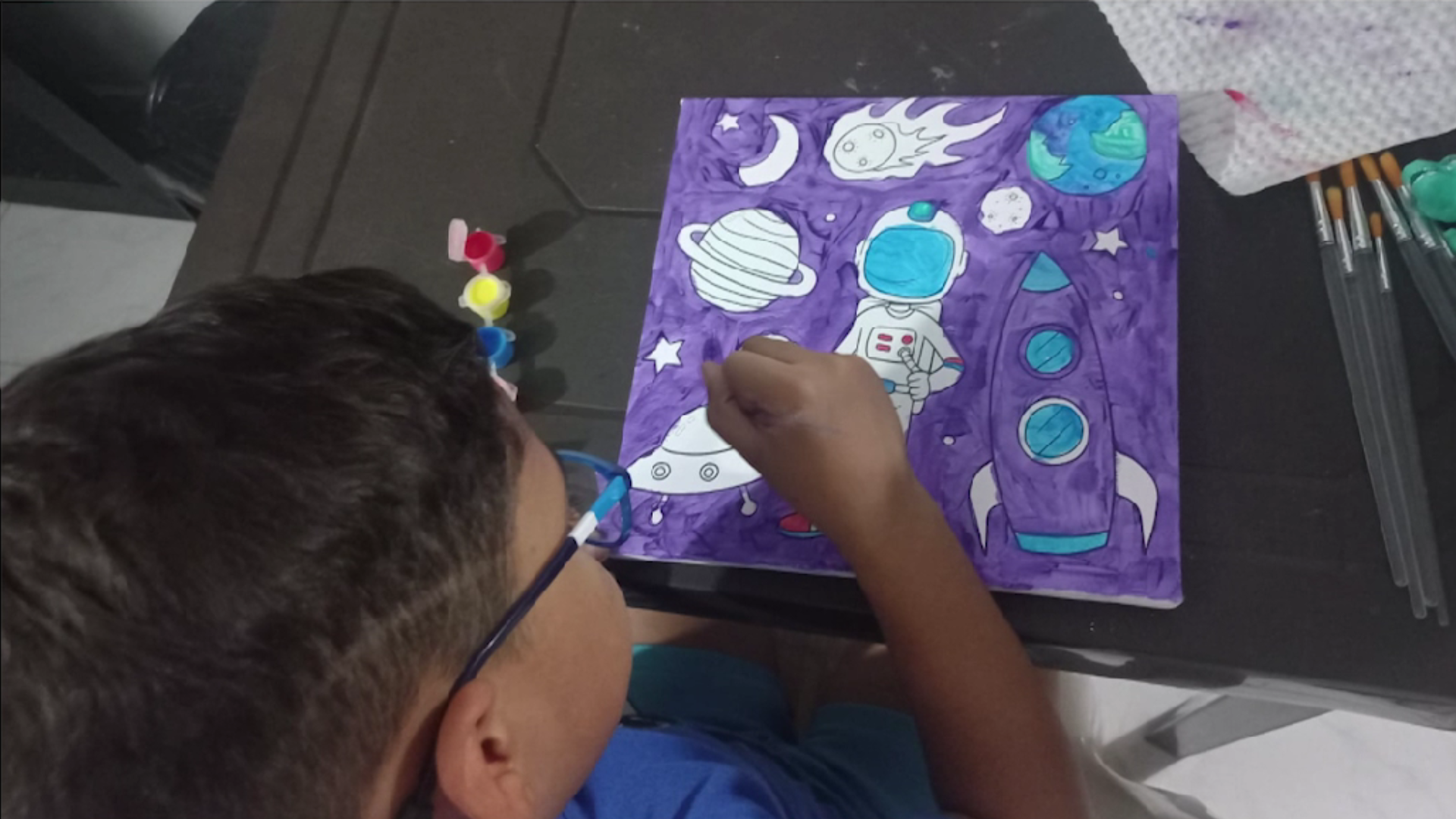 Pintura sobre lienzo Fundaedu