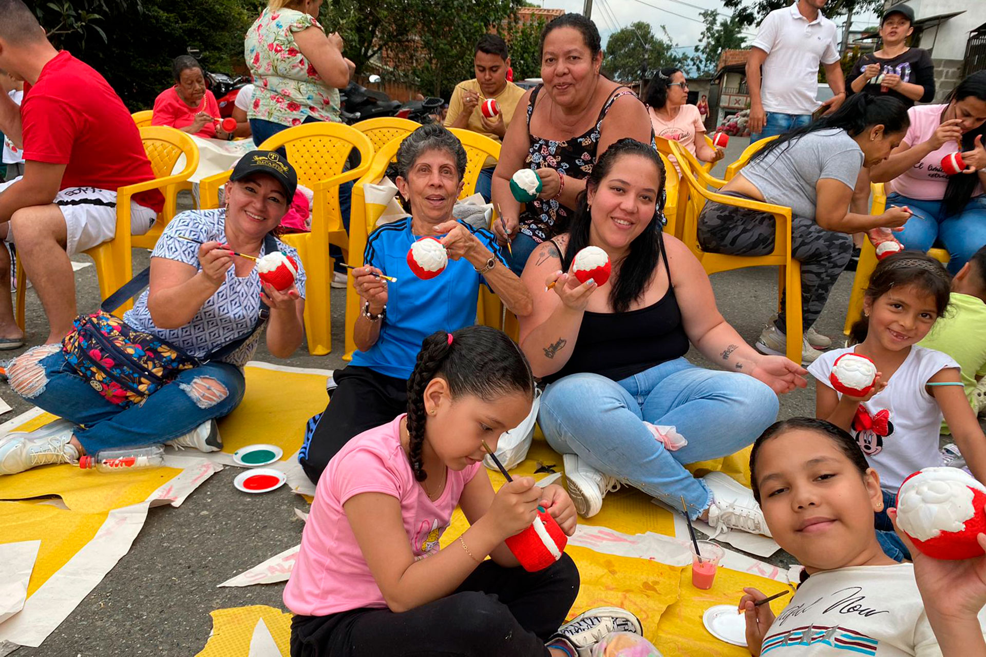 Fiesta en la calle con Fundaedu
